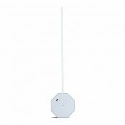Gingko White Octagon One Desk Lamp