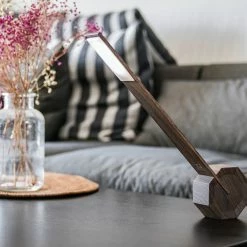 Gingko Walnut Octagon One Desk Lamp 12 Gingko Walnut Octagon One Desk Lamp