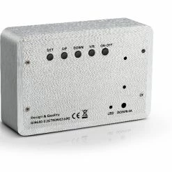 Gingko Aluminium Brick Click Clock With White LED