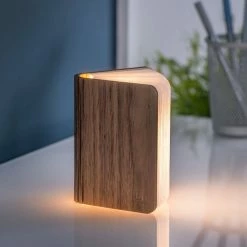 Gingko Mini Walnut Smart Book Light