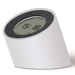 Gingko White Edge Alarm Clock Light