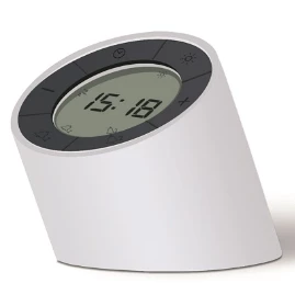 Gingko White Edge Alarm Clock Light 1 Gingko White Edge Alarm Clock Light