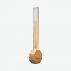 Gingko Bamboo Octagon Plus Desk Light