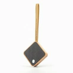 Gingko Cherry Wood Mi Square Pocket Speaker