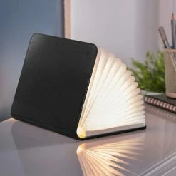 Gingko Sales Shop 19 Gingko Black Leather LED Smart Book Light