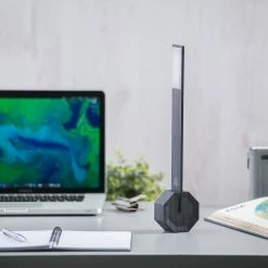 Gingko Black Octagon One Desk Lamp
