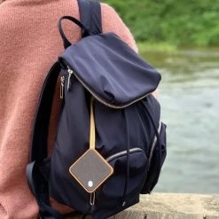 Gingko Cherry Wood Mi Square Pocket Speaker