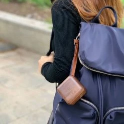 Gingko Walnut Mi Square Pocket Speaker