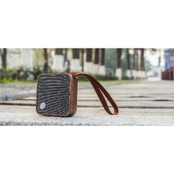 Gingko Walnut MI Square Pocket Speaker